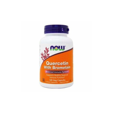 Now Foods Quercetin cu Bromelain - 120 Capsule